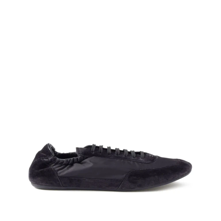 Prada Collapse Re-Nylon Wildleder-Sneaker