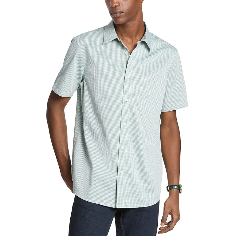 Michael Kors Dobby Classic Short Sleeve Shirt