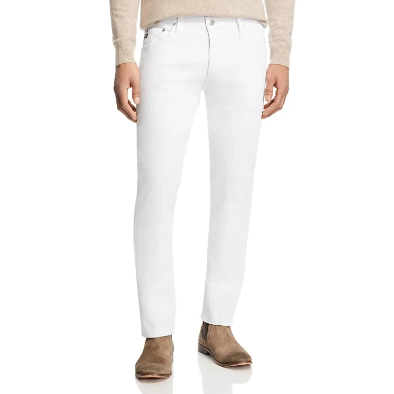Ag Tellis 34 Slim Fit Jeans in White