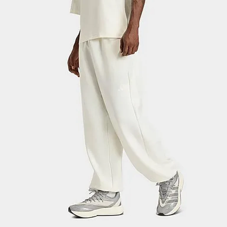 adidas Men's Soft Lux Sweatpants in Off White Size: XS