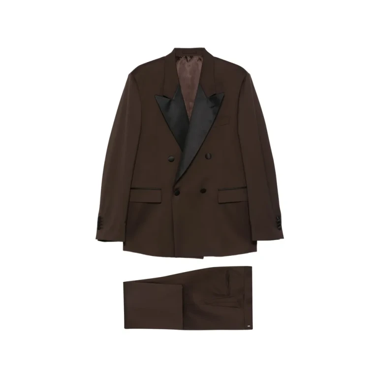 Lardini Double-breasted Peaked-lapel Suit