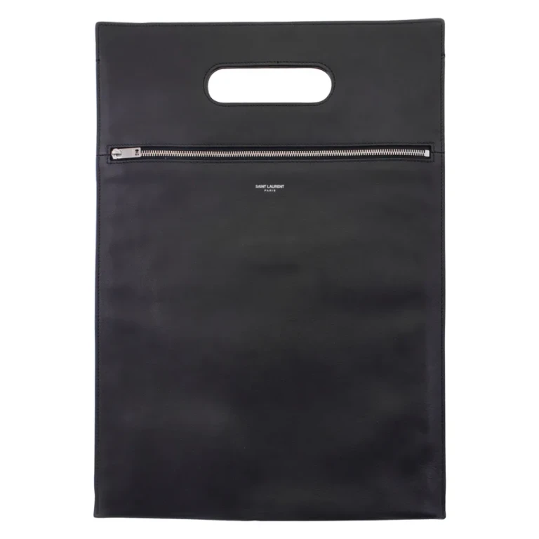 Saint Laurent La Pouch in Leather