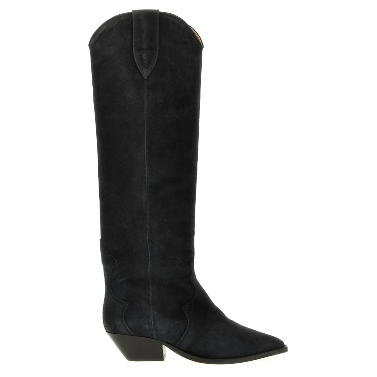 Isabel Marant Denvee Suede Cowboy Boots