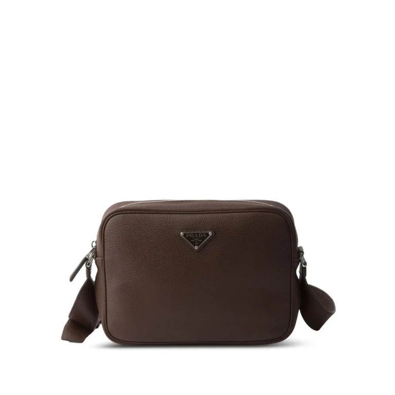 Prada Textured Leather Crossbody Bag