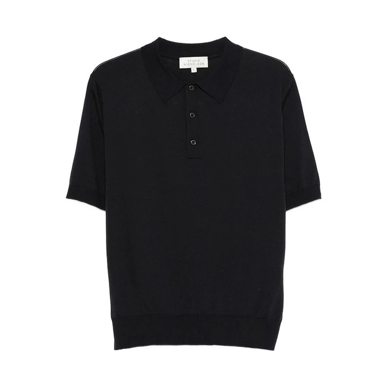 Studio Nicholson Pull Col Rond - Bleu