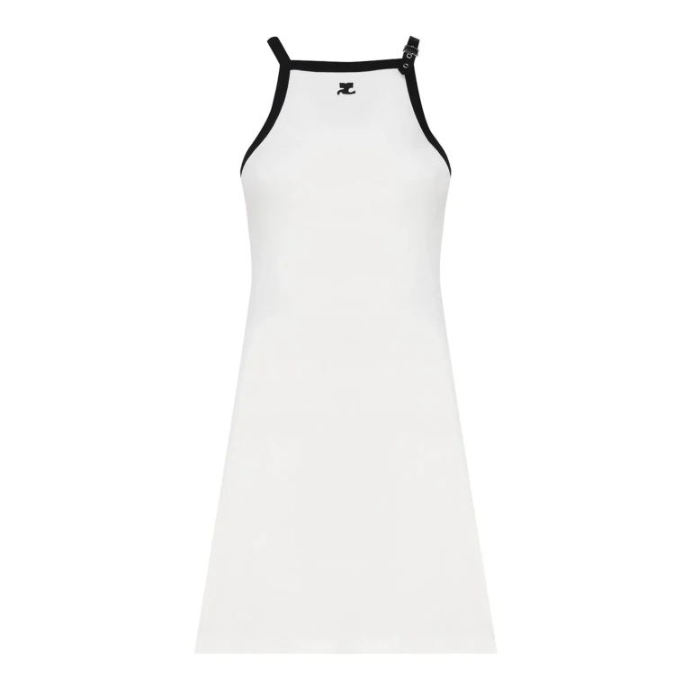 Courreges Robe Courte - Bleu Foncé