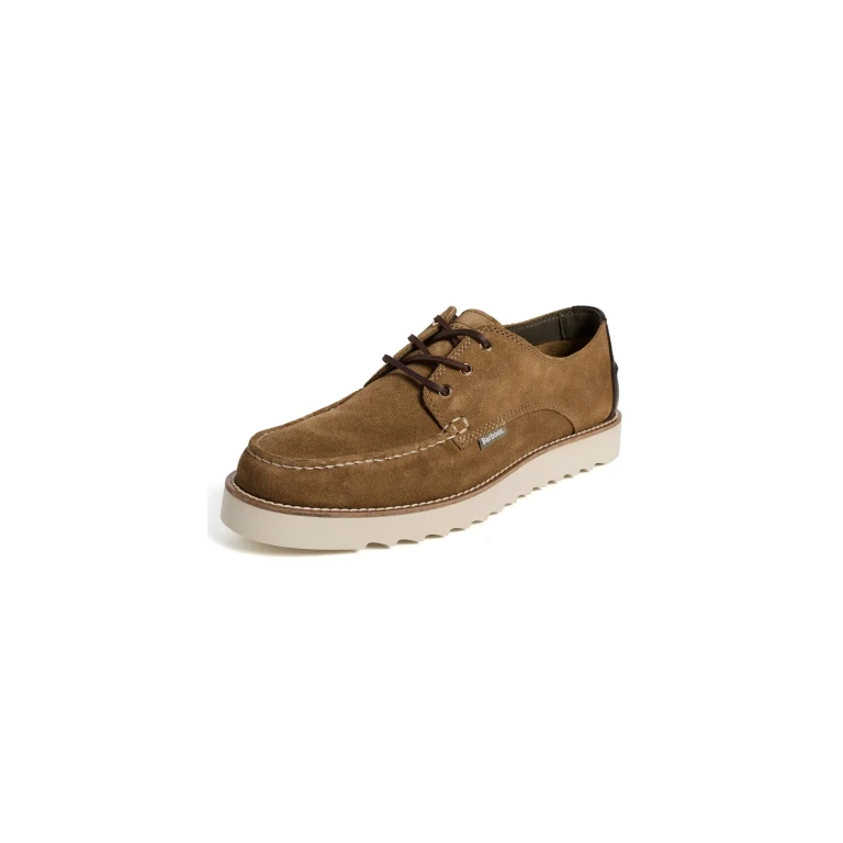 Barbour Aydon Derby Shoes Toffee Suede 9