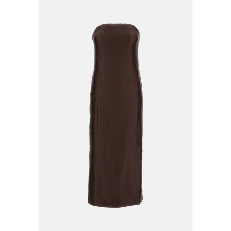 Robe Au Genou - Marron (GIULIADARKBROWN)