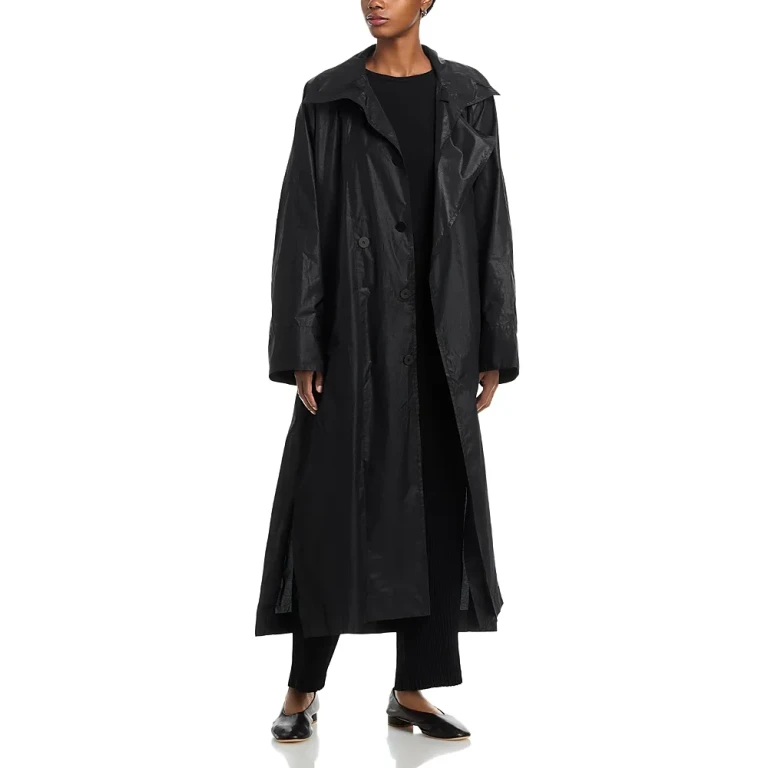 Issey Miyake Aerial Steel Trench Coat