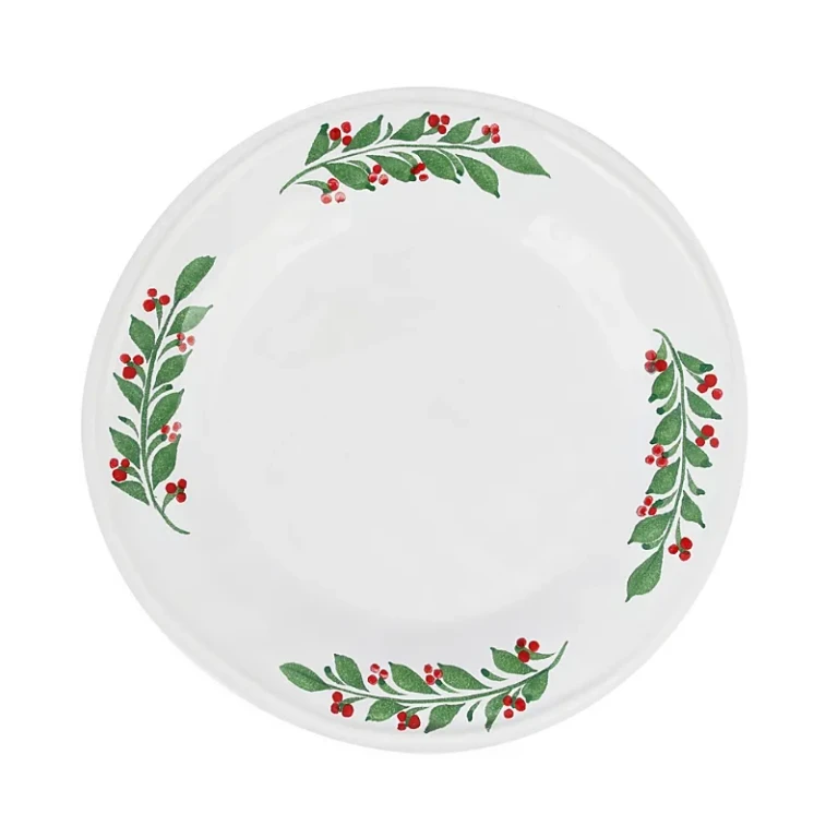 Vietri Aria Holiday Dinner Plate