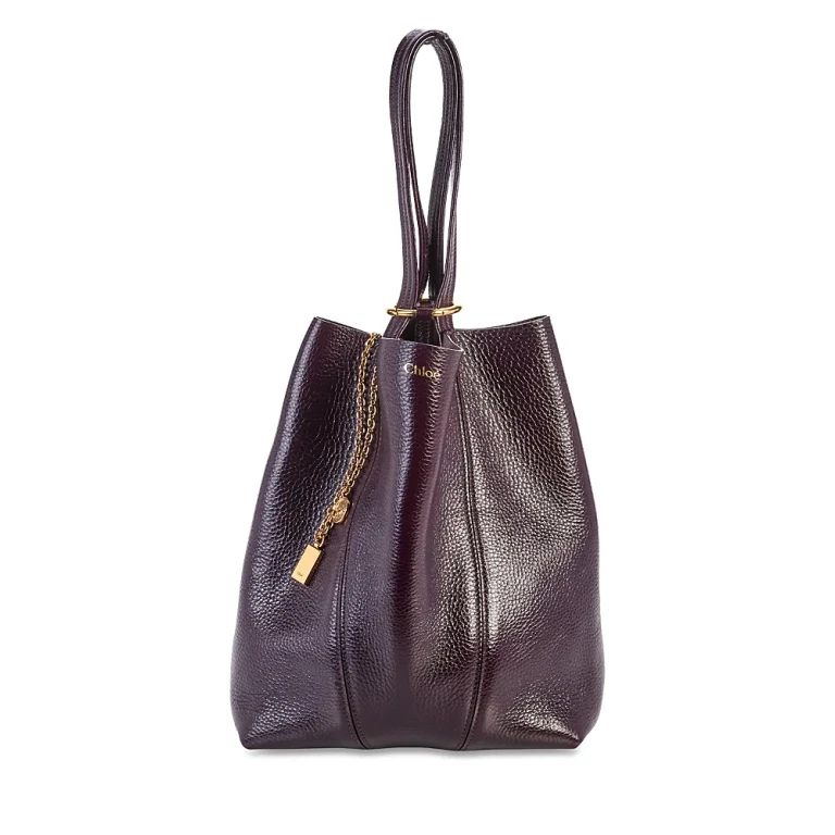 Chloe Medium Spin Tote in Leather