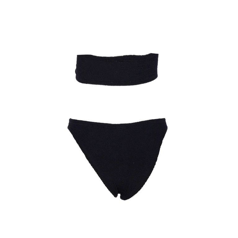 HUNZA G LONDON Sea clothing Black Polyamide - Women