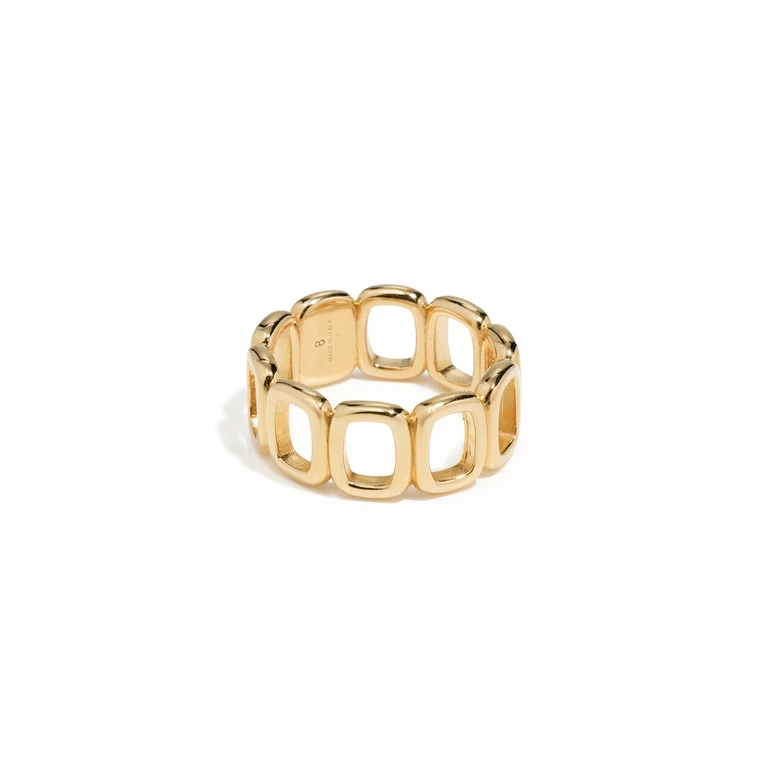 IVI Los Angeles Toy Ring Yellow Gold 7