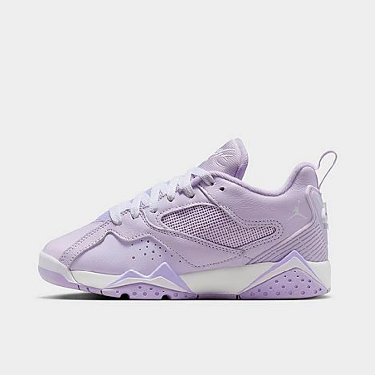Jordan Big Kids Air MVP 92 Basketball Shoes in Barely Grape/Violet Mist/White Size: 3.5