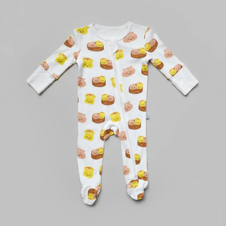 Bamboo Convertible Zip Romper - Dim Sum - 3