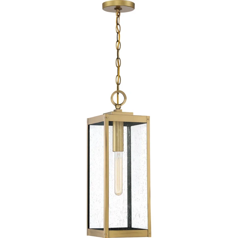 Quoizel Westover Pendant Light in Antique Brass