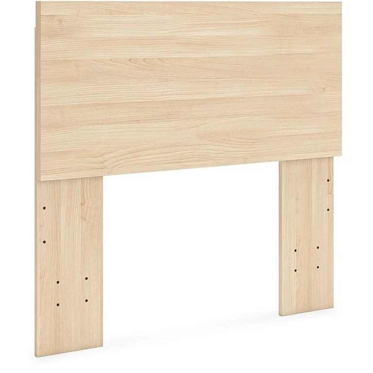 Onita Natural Light Wood Twin Panel Headboard