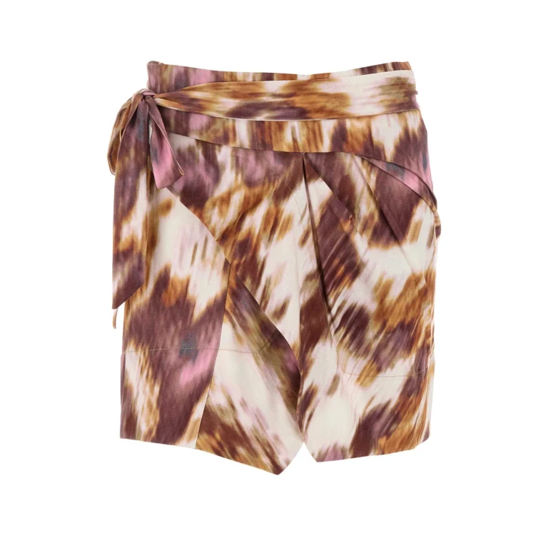 Marant Étoile Printed Cotton Berenice Mini Skirt