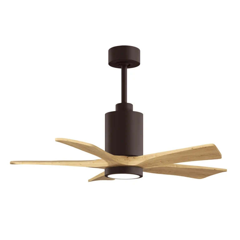 Textured Bronze 42" Ceiling Fan from the Patricia-5 Collection