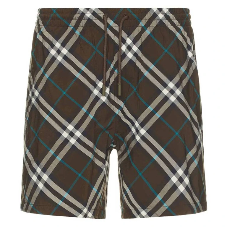 Burberry Check Nylon Swim Shorts