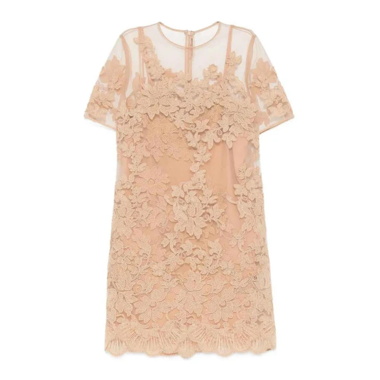 Ermanno Scervino Robe Courte - Beige
