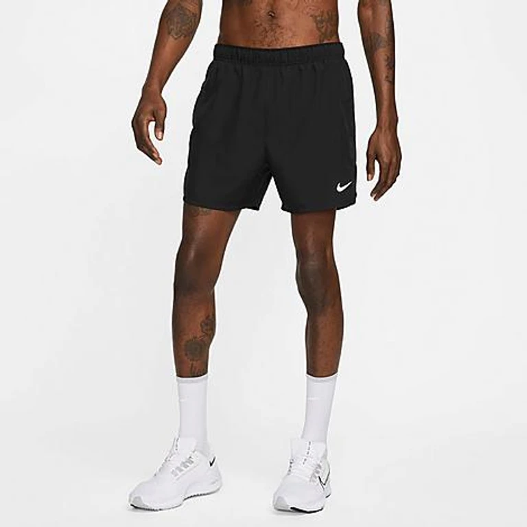 Nike Men's Dri-FIT Challenger 5" Brief-Lined Training Shorts in Black Size: XS