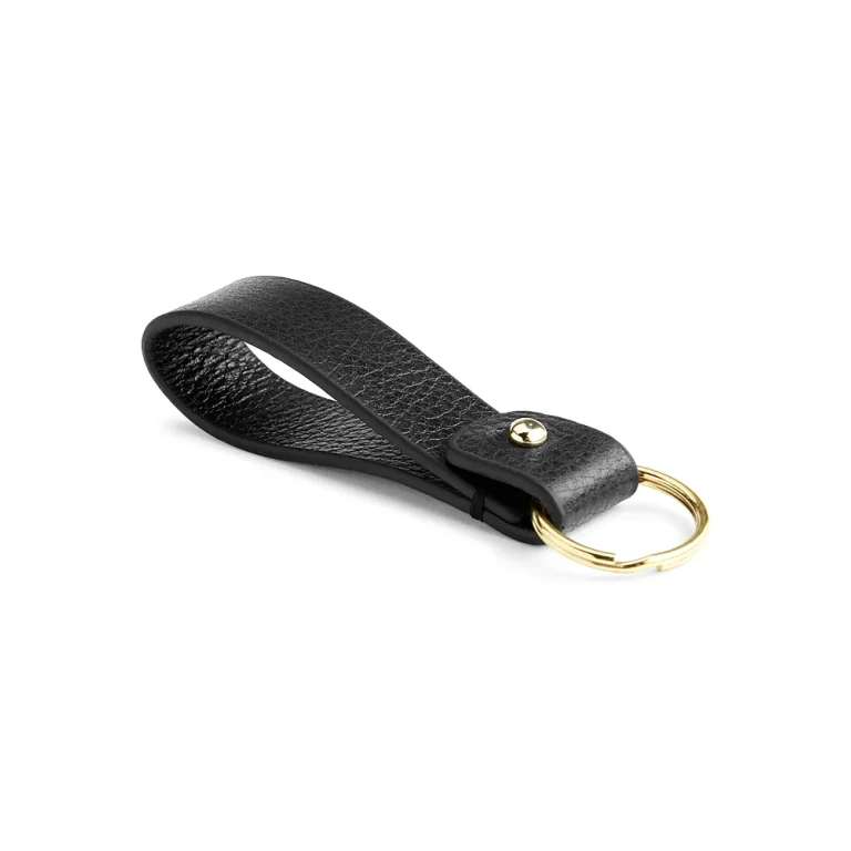 Royce New York Leather Loop Keychain