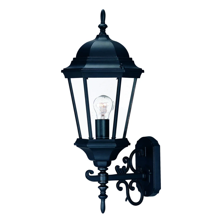 Matte Black One Light Wall Sconce from the Richmond Collection