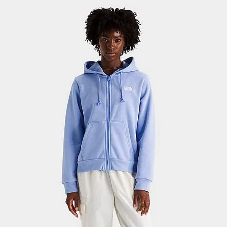 The North Face Women's Evolution Simple Dome Regular Full-Zip Hoodie in Periwinkle Glow Size: XS