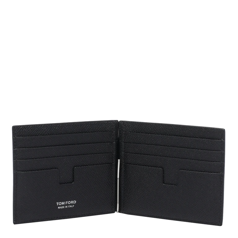 Tom Ford Wallets Black Calf Leather - Men