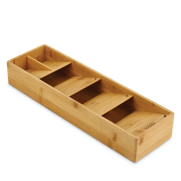Joseph Joseph DrawerStore Bamboo Compact Cutlery Organizer