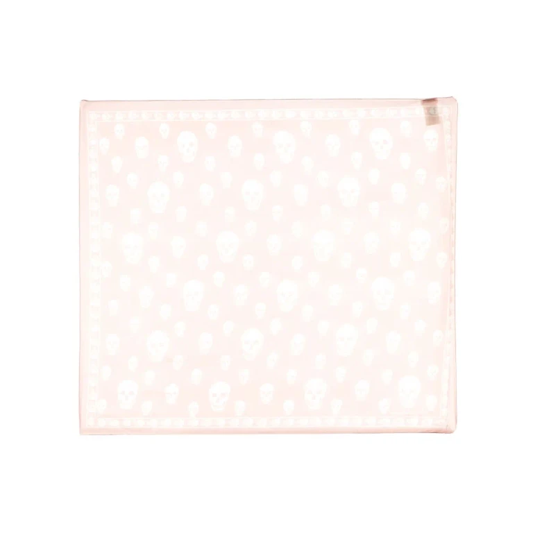 Alexander McQueen Seidenschal mit Totenkopf-Motiv