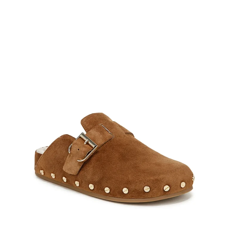 Veronica Beard Women's Fern-2 Studded Clog Flats
