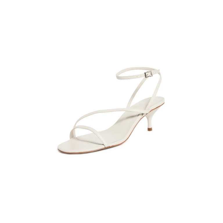 Schutz Helene Sandal Heels Pearl 7.5