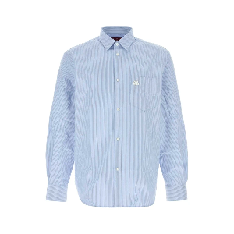 Prada Embroidered Poplin Shirt