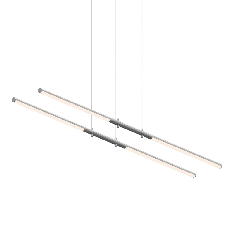 Tik-Tak 2-Light 1" Pendant Light in Polished Chrome