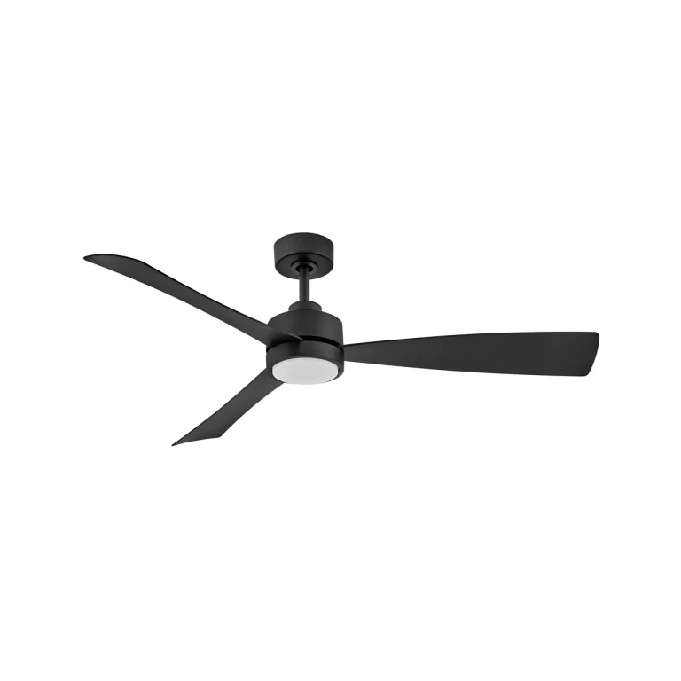 Matte Black 56" Ceiling Fan from the Iver Collection