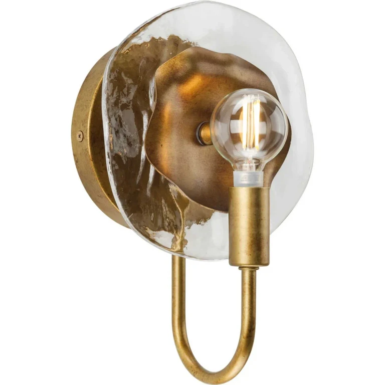Gold Ombre One Light Wall Bracket from the Loretta Collection