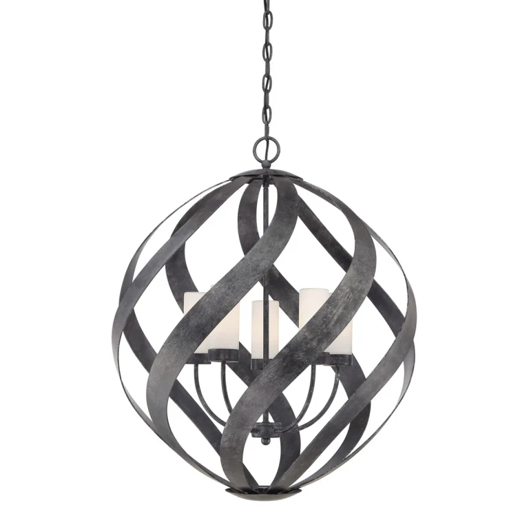 Blacksmith 5-Light Pendant in Old Black Finish