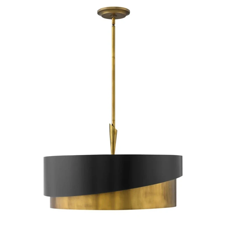 Heritage Brass LED Chandelier from the Gigi Collection