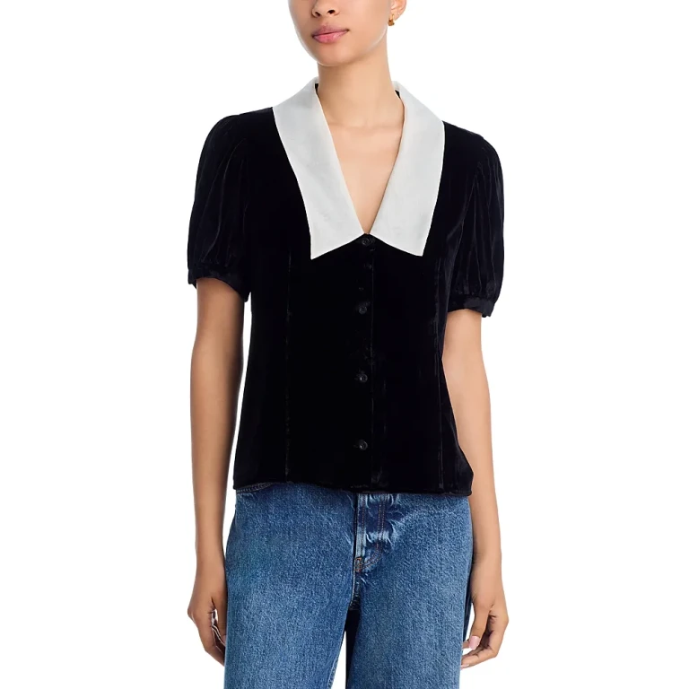 Frame The Velvet Sailor Blouse