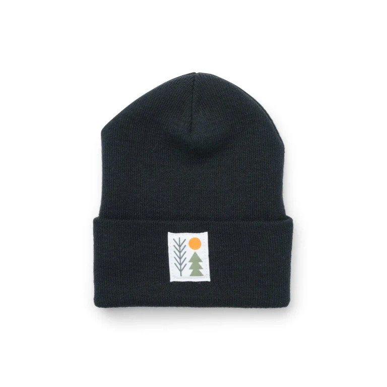 Evergreen Cuffed Beanie | Black