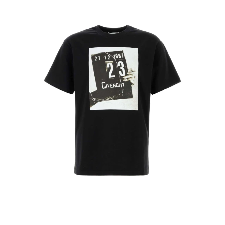 Givenchy Black Cotton T-shirt