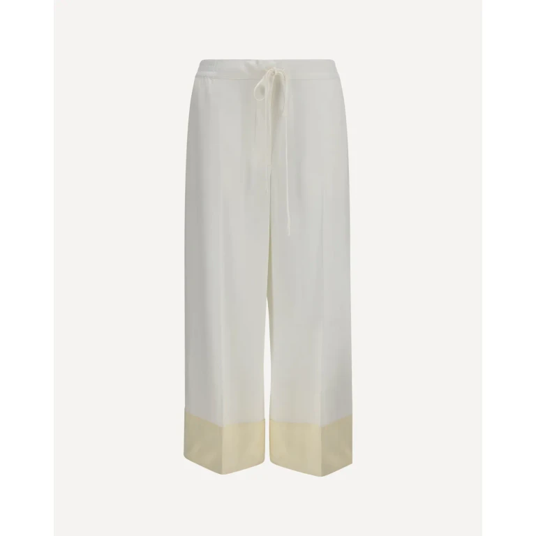 TOTEME Drawstring satin Pants Female 38