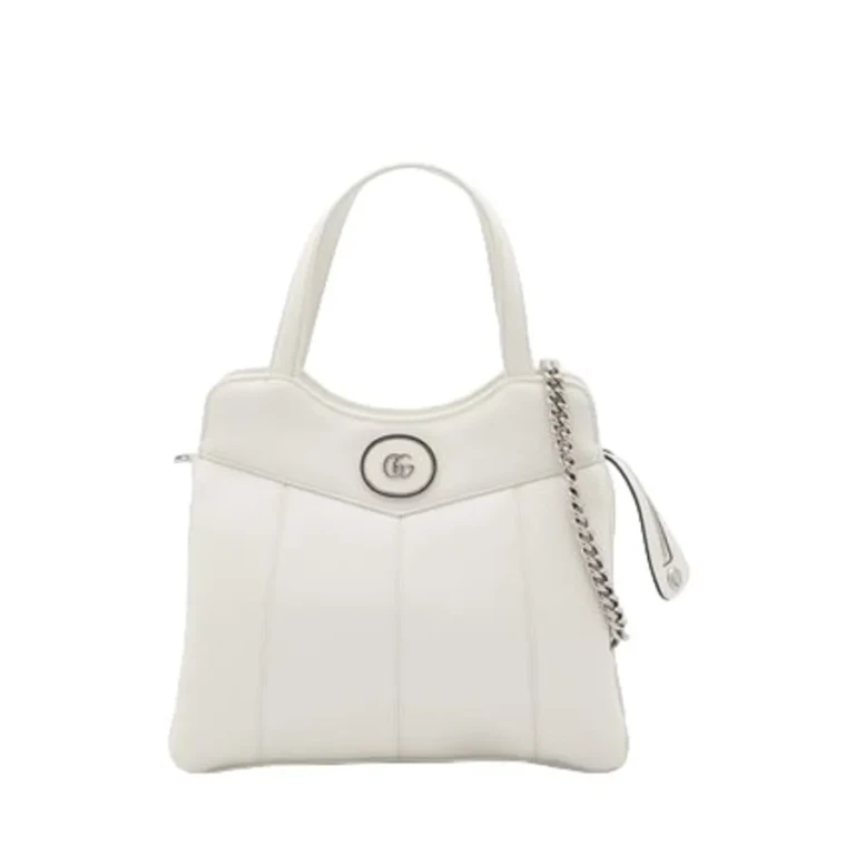 Chalk Leather Small Petite Gg Handbag