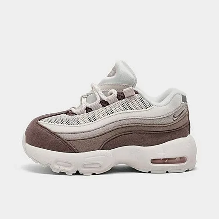 Nike Girls' Toddler Little Air Max 95 Casual Shoes in Phantom/Tattoo/Moon Particle Size: 4.0