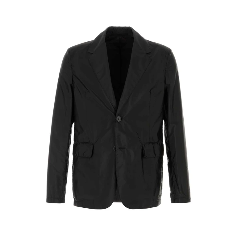 Prada Black Re-nylon Blazer