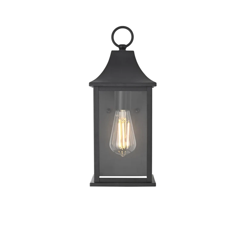 Black Outdoor Wall Sconce from the Shepard Collection