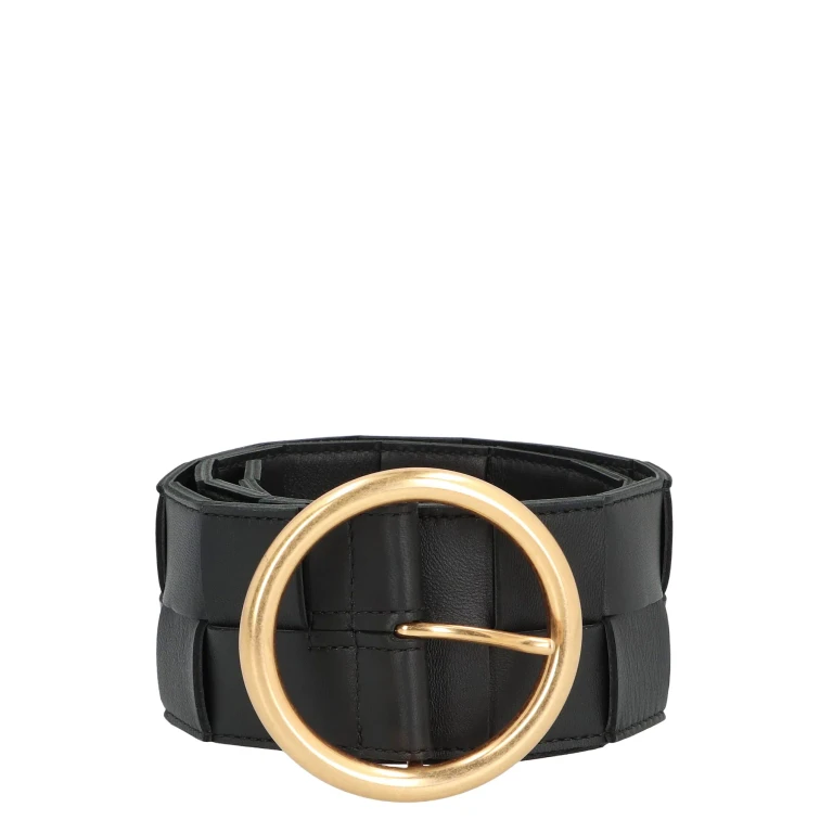 Ceinture en cuir Intrecciato Bottega Veneta pour homme, taille 90