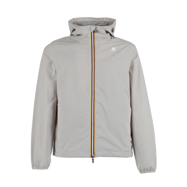 K-Way JACK STRETCH NYLON JERSEY JACKET Beige Giubbino Corto - Men